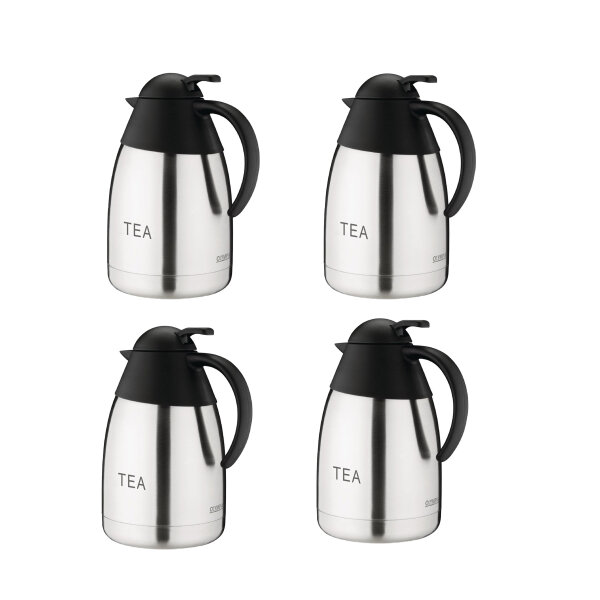 Thermoskanne Olympia 1,5L TEA - Edelstahl und Polypropylen - 4 Kannen