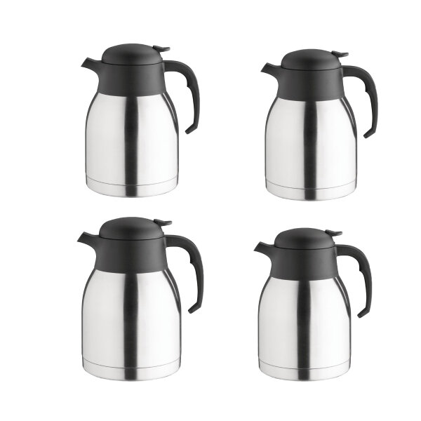 Thermoskanne Olympia - 1,5 L - Edelstahl - 4 Kannen