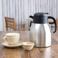 Thermoskanne Olympia - 1,5 L - Edelstahl - 4 Kannen