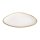 Olympia Kiln dreieckige Teller Kreideweiß - 23cm - Porzellan - 12 Teller