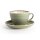 Olympia Kiln Cappuccinotassen Moos | 34cl | Porzellan | 12 Tassen