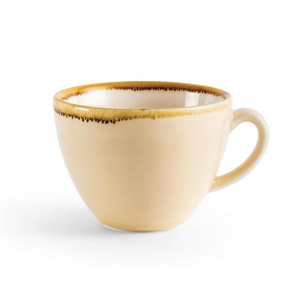 Olympia Kiln Cappuccinotassen Sandstein - 34cl - Porzellan - 12 Tassen