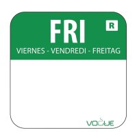 Vogue Etikettenset 2,5cm mit Edelstahlspender