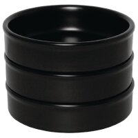Tapasschalen Olympia Rustic - schwarz |10,2cm - 12 Schalen