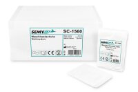 Waschhandschuhe SemyCare - weiß - 15 x 23 cm - 1000 Einmal-Waschhandschuhe