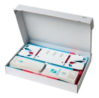 Sanni Bin Hygiene-Abfallbehälter Einsteiger-Set - weiß - Einwegmülleimer