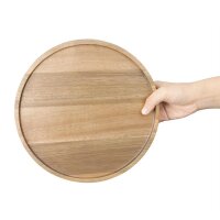 Olympia Acacia Runde Teller -250(DM)mm - 4 Holzteller