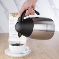 Thermoskanne Olympia 1,5L COFFEE - Edelstahl und Polypropylen - 3 Kannen