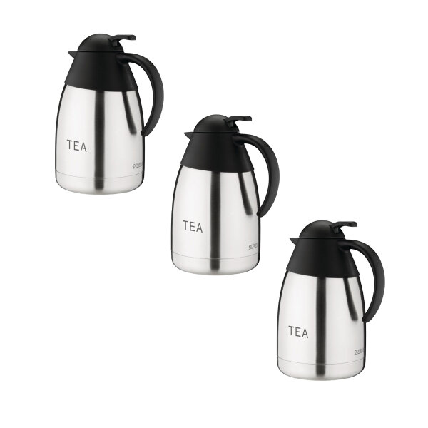 Thermoskanne Olympia 1,5L TEA - Edelstahl und Polypropylen - 3 Kannen