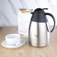 Thermoskanne Olympia 1,5L TEA - Edelstahl und Polypropylen - 3 Kannen