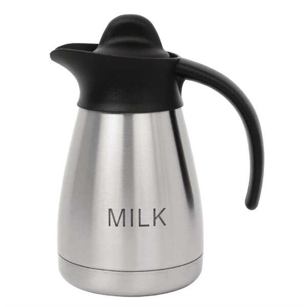 Thermoskanne Olympia MILK - 1 L - Edelstahl und Polypropylen - 3 Kannen