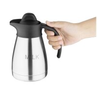 Thermoskanne Olympia MILK - 1 L - Edelstahl und...