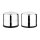 Olympia Jumbo Salz- und Pfefferstreuer - 140ml - Edelstahl - 4 Sets