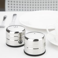 Olympia Jumbo Salz- und Pfefferstreuer - 140ml - Edelstahl - 10 Sets