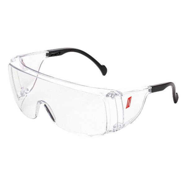 Nitras Vision Protect OTG - 120 Schutzbrillen - schwarz/transparent - Kunststoff