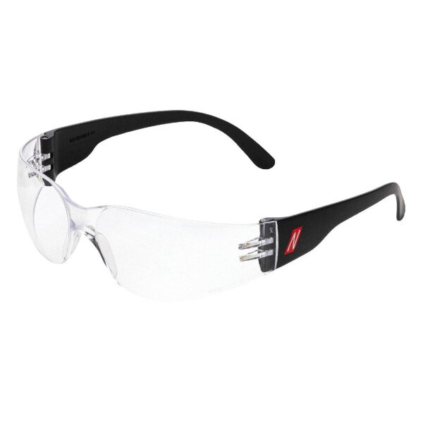 Nitras Vision Protect Basic - 120 Schutzbrillen - schwarz - Kunststoff
