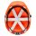 Nitras Industrieschutzhelm Head Protect | 10 Helme | Kunststoff orange