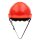 Nitras Industrieschutzhelm Head Protect | 10 Helme | Kunststoff rot