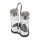 APS Salz und Pfeffer Menage "Economic" - Glas und Edelstahl - 5 Sets
