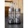 APS Salz und Pfeffer Menage "Economic" - Glas und Edelstahl - 5 Sets