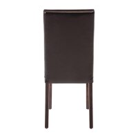 Bolero Esszimmerstühle - Kunstleder - schwarz - 4 Stühle