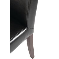 Bolero Esszimmerstühle - Kunstleder - schwarz - 4 Stühle
