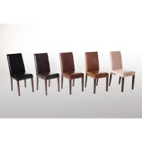 Bolero Esszimmerstühle - Kunstleder - schwarz - 4 Stühle