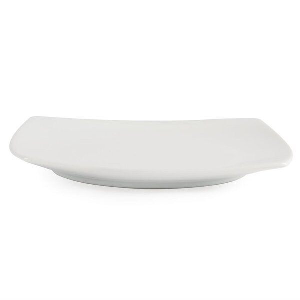 Olympia Whiteware abgerundete quadratische Teller - 24cm - 24 Stück