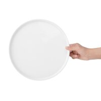 Olympia Whiteware flache runde Teller - 26,8cm - 12 Stück