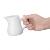 Olympia Whiteware Milchkännchen mit Henkel - 17cl - 12 Kännchen