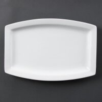Olympia Whiteware rechteckige Teller - 32 x 21cm - 12 Stück