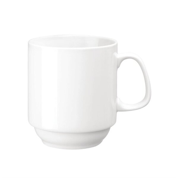 Olympia Whiteware stapelbare Kaffeebecher - 28,4cl - 24 Tassen - Becher