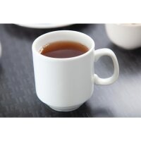 Olympia Whiteware stapelbare Kaffeebecher - 28,4cl - 24 Tassen - Becher