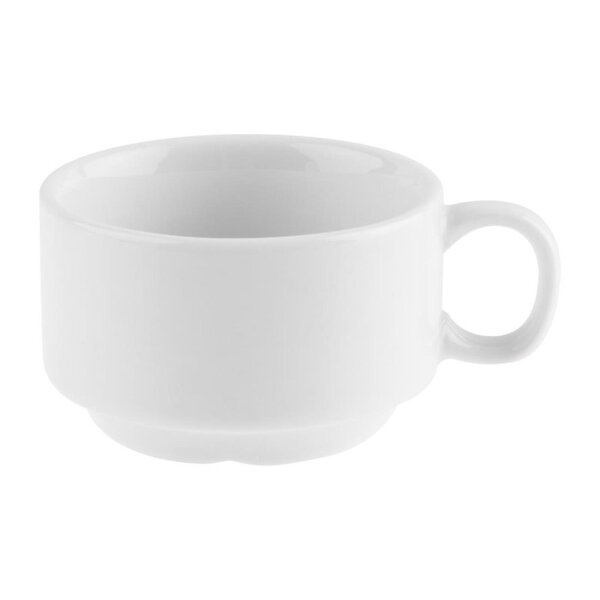 Olympia Whiteware stapelbare Espressotassen - 85ml - 24 Tassen