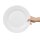 Olympia Whiteware Teller mit breitem Rand - 31cm - 12 Teller