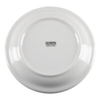 Olympia Whiteware Teller mit schmalem Rand - 18cm - 24 Teller