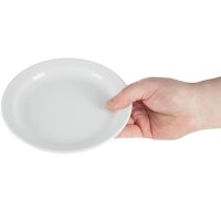 Olympia Whiteware Teller mit schmalem Rand - 18cm - 24 Teller