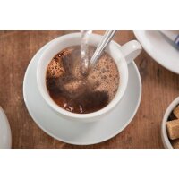 Olympia Whiteware Cappuccinotassen + Untertassen - 28,4cl - 12 Sets