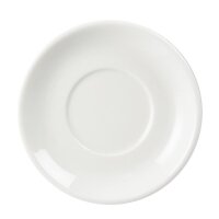 Olympia Whiteware stapelbare Espressotassen + Untertassen - 12 Sets