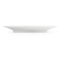 Olympia Whiteware niedrige Kaffeetassen + Untertassen -...