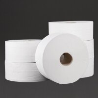 Toilettenpapier Jumbo von Jantex - 2 lagig - 6 Rollen - Jumborollen