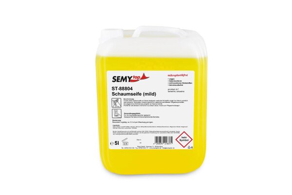 SemyTop Schaumseife (mild) - 5 Liter - vegan - mikroplastikfrei - Seife