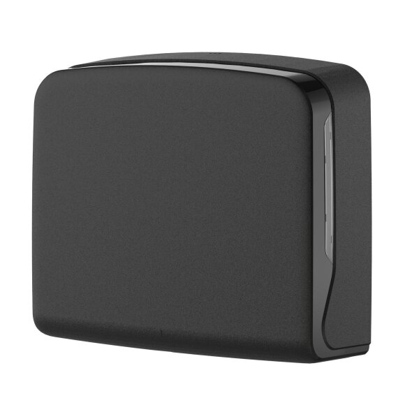 Handtuchspender SemyTop Mini - Interfold - Kunststoff - schwarz - Papierspender
