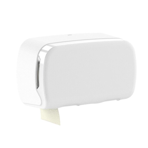 Toilettenpapierspender SemyTop - für 2 Rollen - Kunststoff - weiß