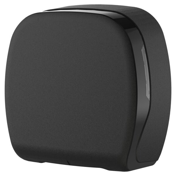 Toilettenpapierspender SemyTop Maxi Jumbo - Kunststoff - schwarz