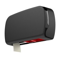 Toilettenpapierspender SemyTop Maxi Jumbo - für 2 Rollen - Kunststoff - schwarz