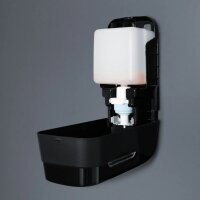 Seifenspender SemyTop - 1000 ml - Kunststoff - schwarz - Wandspender