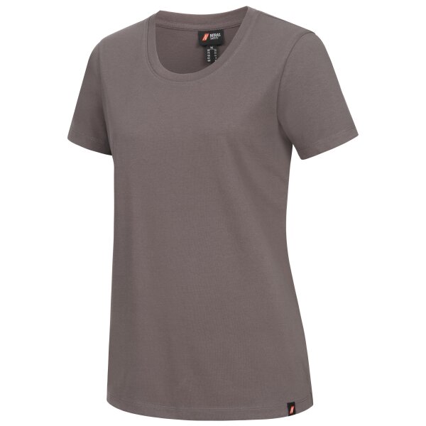 Nitras Motion Tex Plus T-Shirt  | Gr. XS - 3XL | Arbeitsshirt f. Damen | grau