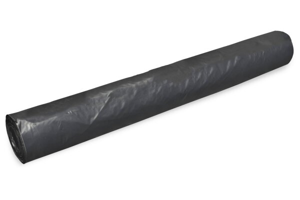 Sobsy LDPE-Regenerat Baufolie - 4 x 25 m - schwarz - Typ 150 - 1 Rolle