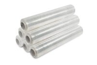 Funny LDPE Stretchfolie - 50 cm - transparent - Typ 23 extra - 6 Rollen Folie